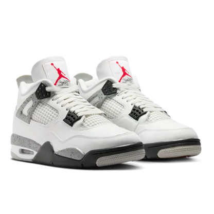 Retro 4 Basketball White Cement (2025) Sneaker