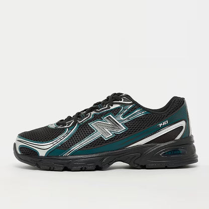 740 Schwarz/Blau Sneaker
