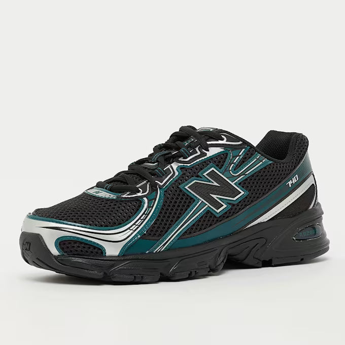 740 Schwarz/Blau Sneaker