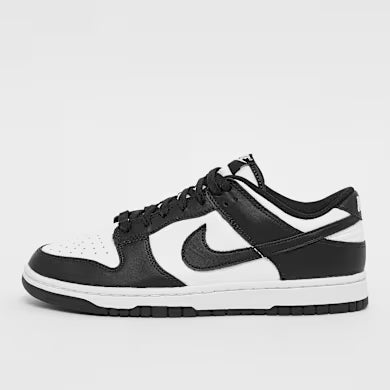 Dunk Low Retro Herren Schwarz/Weiß Sneaker